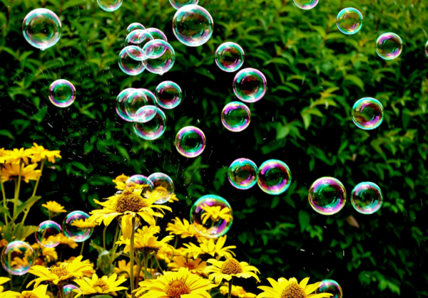 Sunflower Bubbles